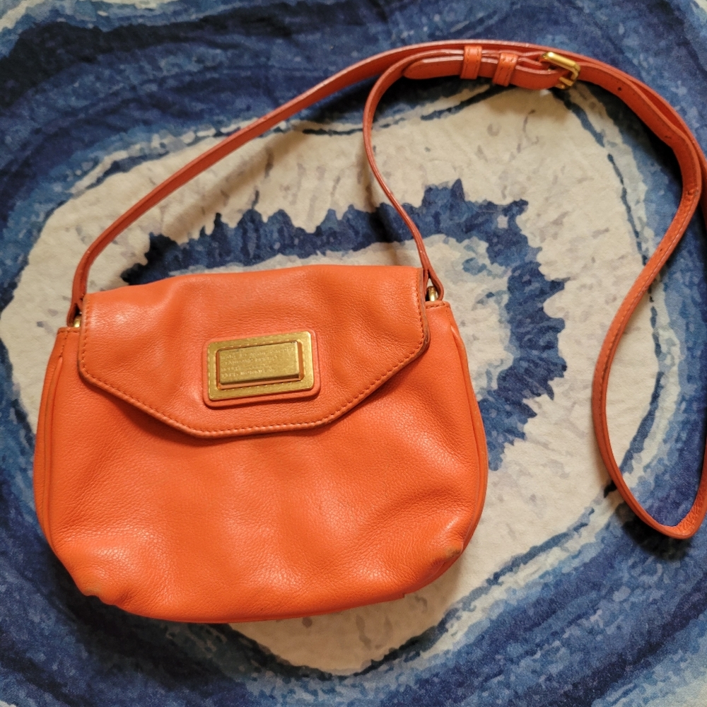 Marc Jacob's orange crossbody bag